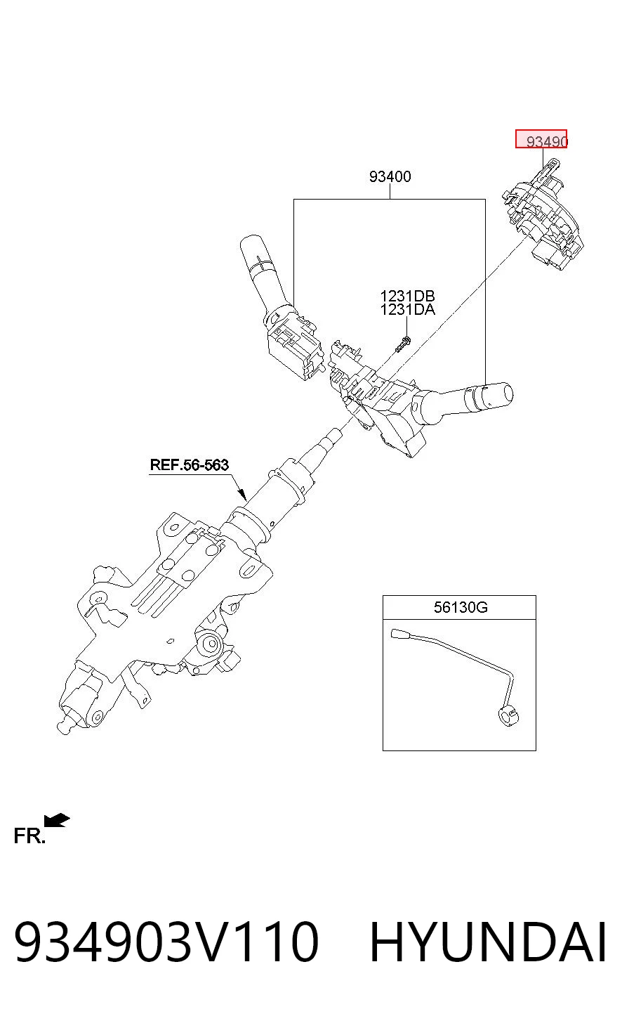 934903V110 Hyundai/Kia