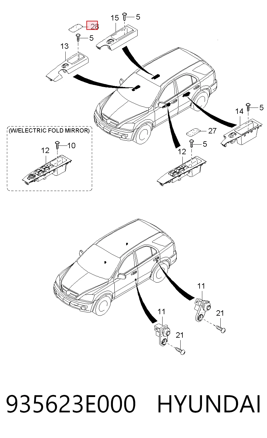 935623E000 Hyundai/Kia