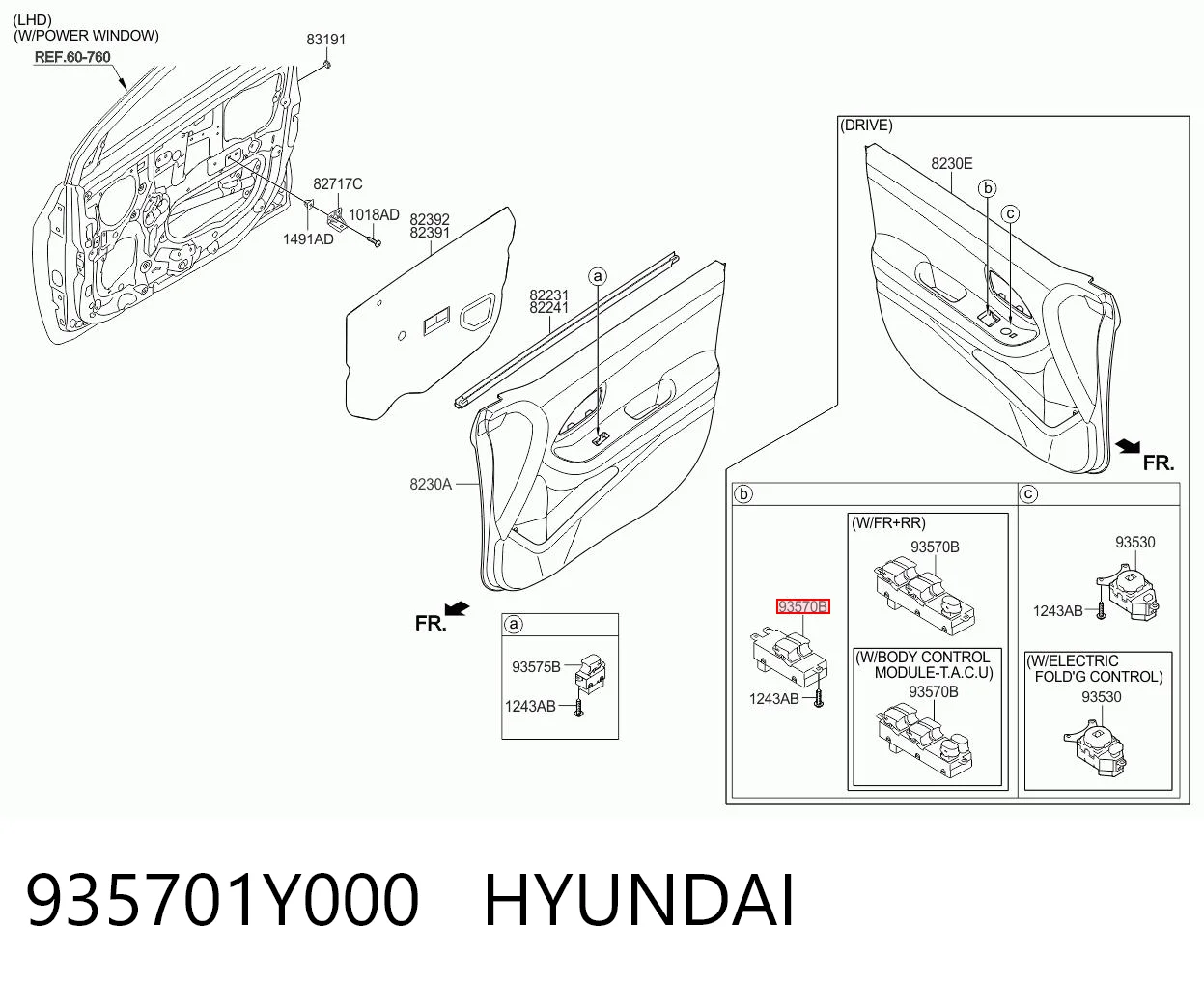 935701Y000 Hyundai/Kia 