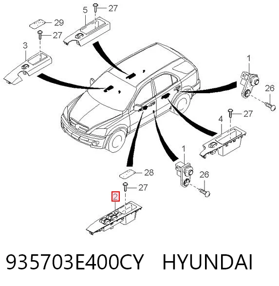 935703E400CY Hyundai/Kia