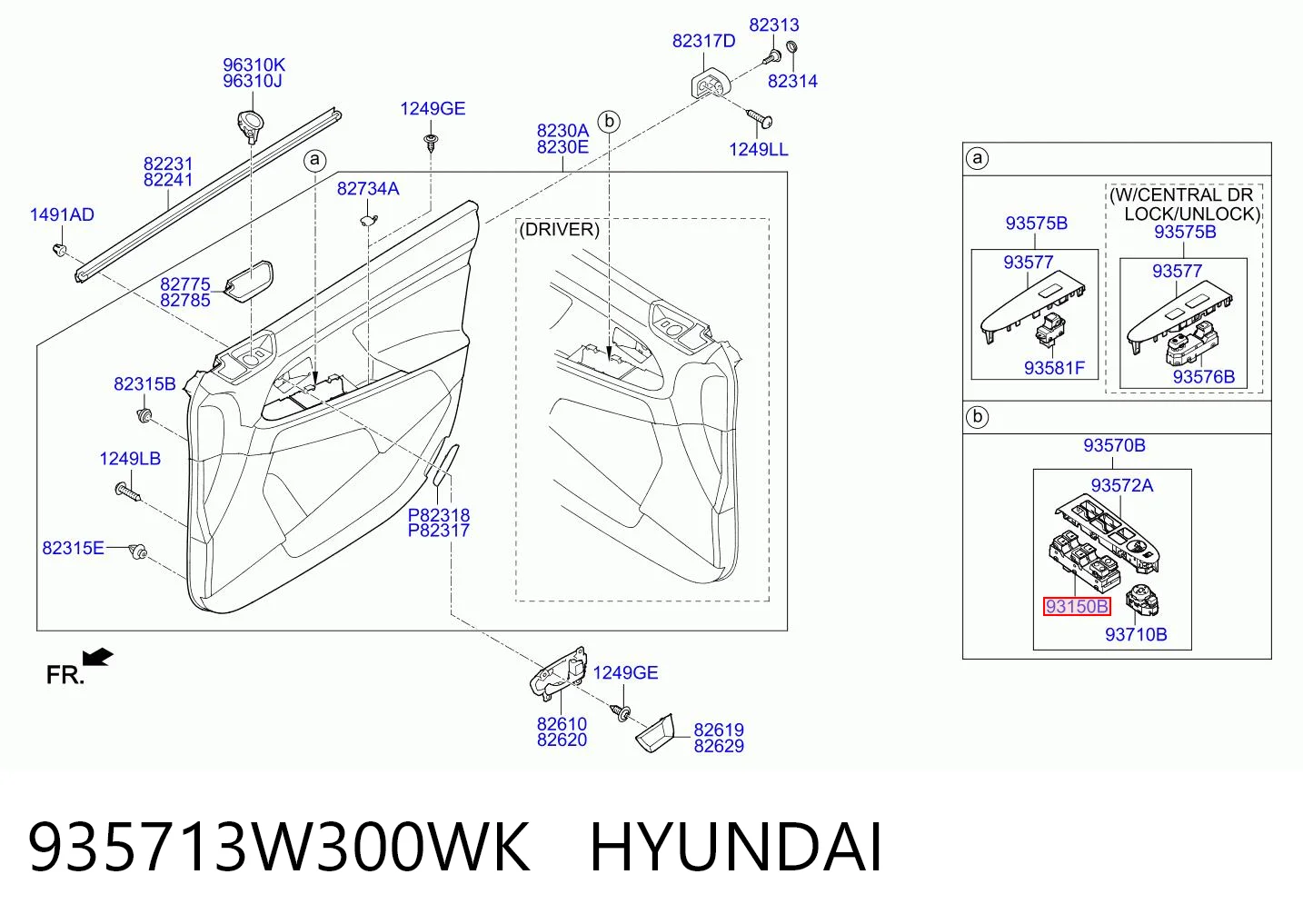 935713W300WK Hyundai/Kia 