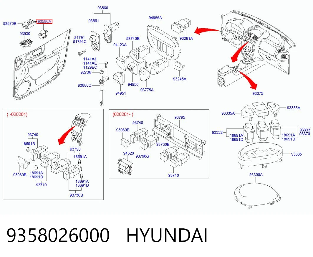 9358026000 Hyundai/Kia