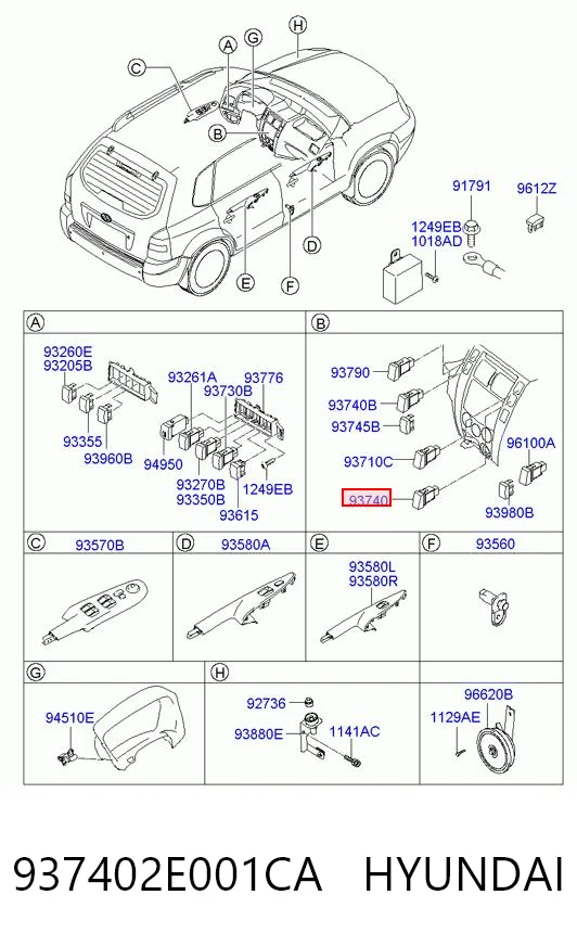 937402E001CA Hyundai/Kia