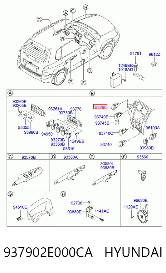 937902E000CA Hyundai/Kia