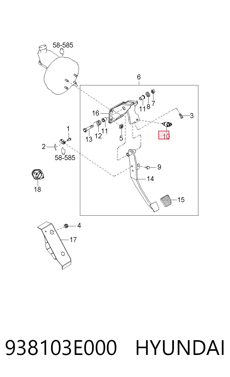 938103E000 Hyundai/Kia