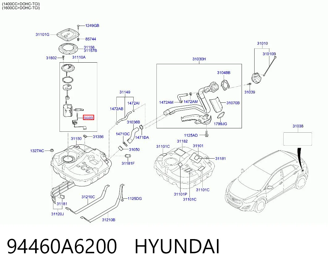 94460A6200 Hyundai/Kia