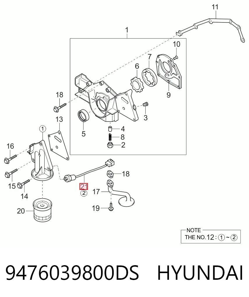 9476039800DS Hyundai/Kia