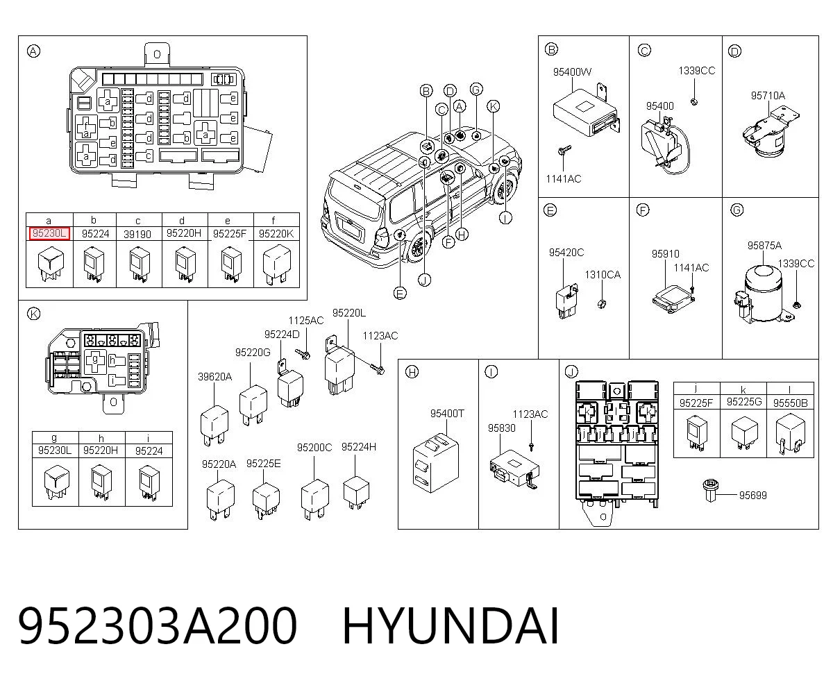 Relê de pisca-pisca Hyundai Matrix preço, a partir de 6,91 USD