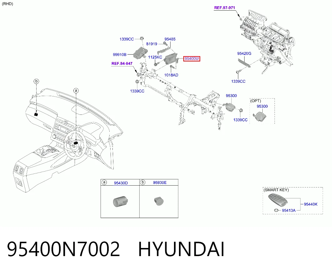 Unidade de conforto Hyundai Tucson IV NX4E ao melhor preço