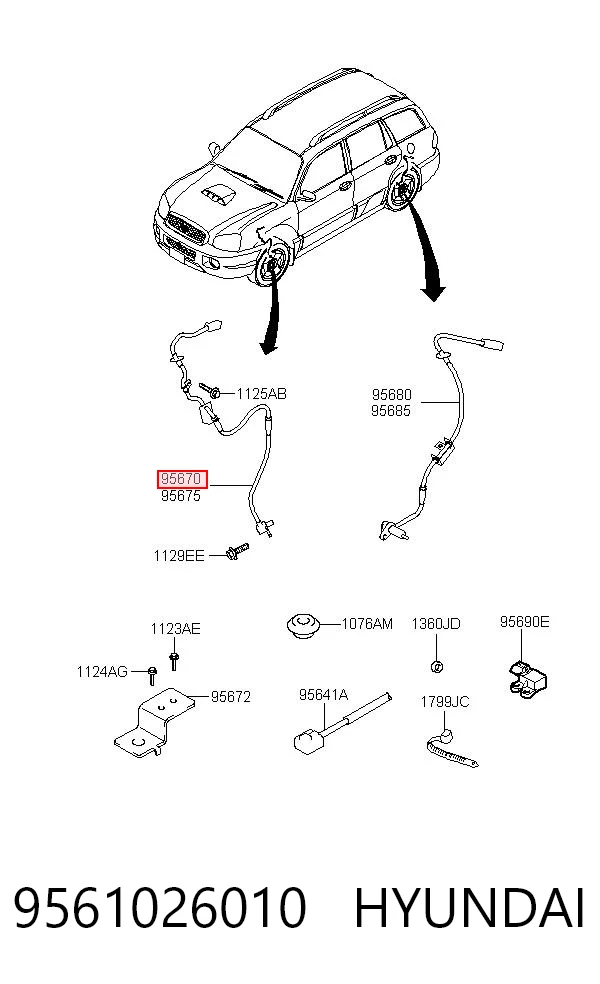 9561026010 Hyundai/Kia