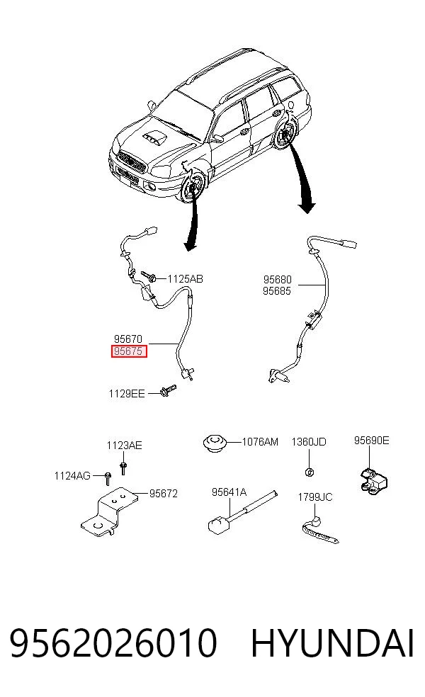 9562026010 Hyundai/Kia