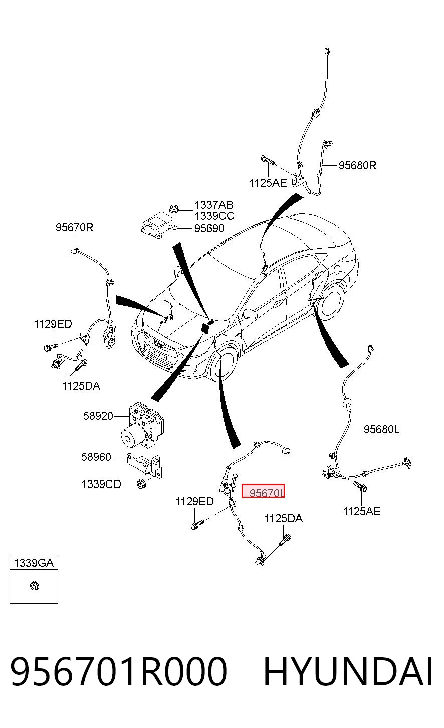 956701R000 Hyundai/Kia
