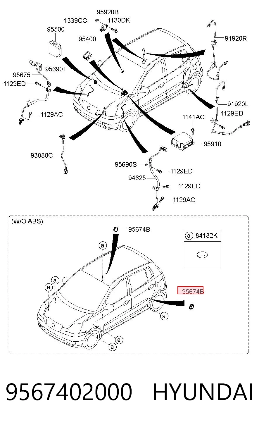 9567402000 Hyundai/Kia