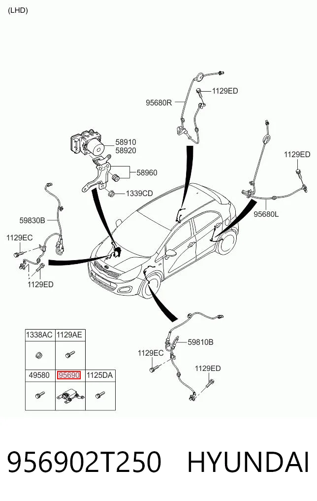 9001491 Metzger Sensor de aceleração transversal (ESP)