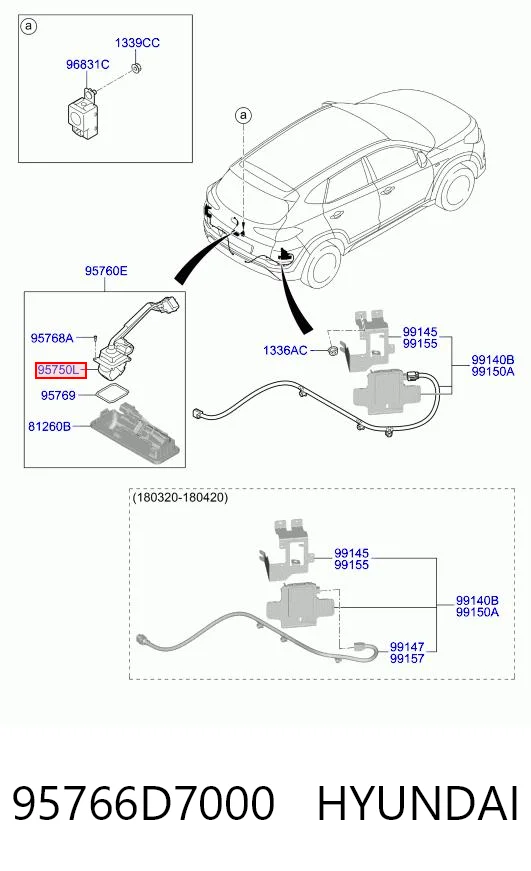 95766D7000 Hyundai/Kia