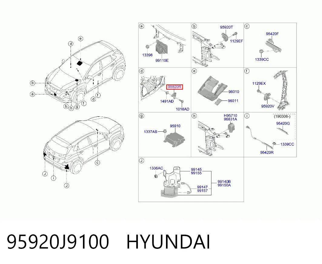 95920J9100 Hyundai/Kia