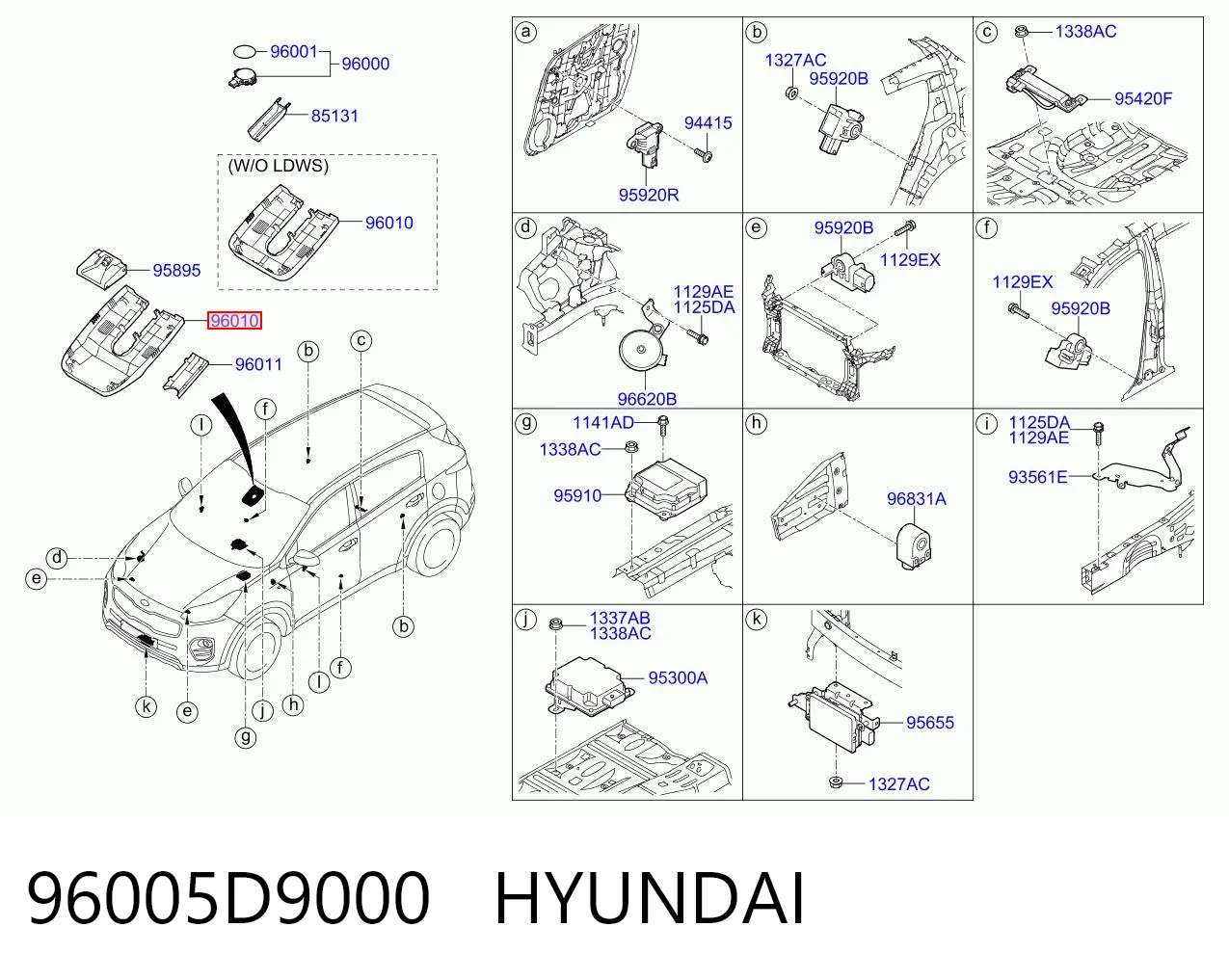 96005D9000 Hyundai/Kia