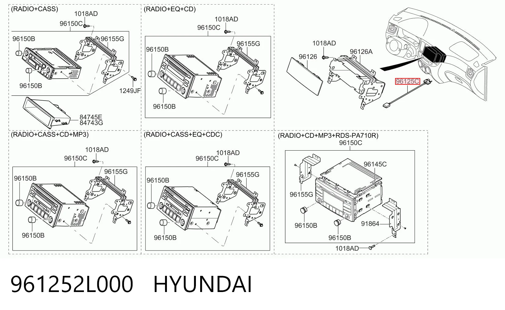 961252L000 Hyundai/Kia
