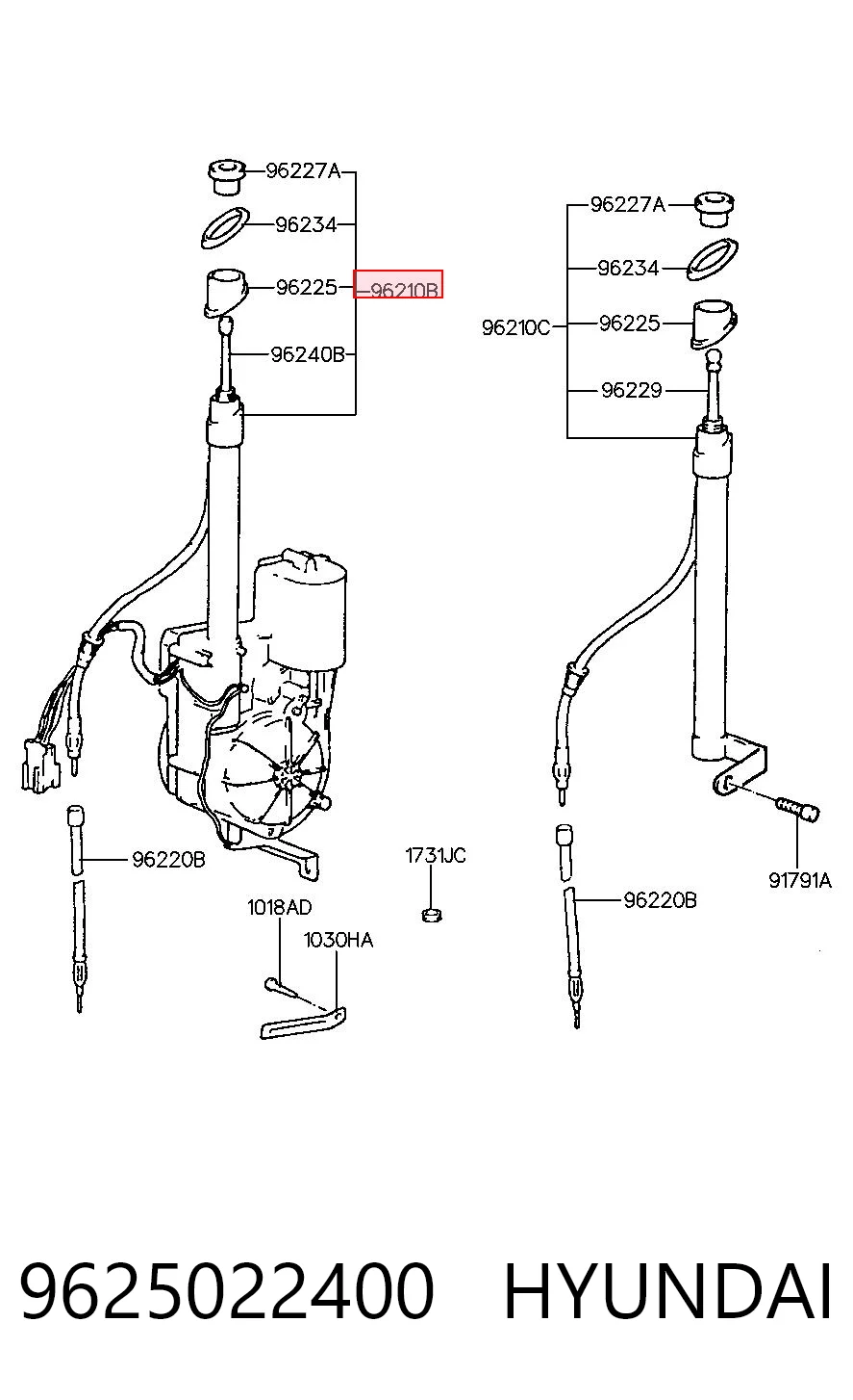 Antena para Hyundai Accent X-3