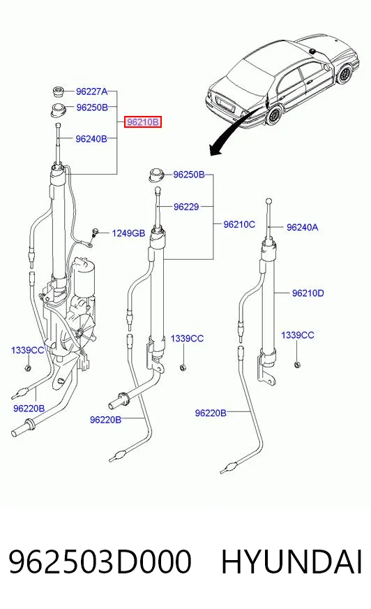 Antena Hyundai Sonata EU4 ao melhor preço