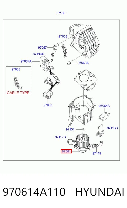 970614A110 Hyundai/Kia
