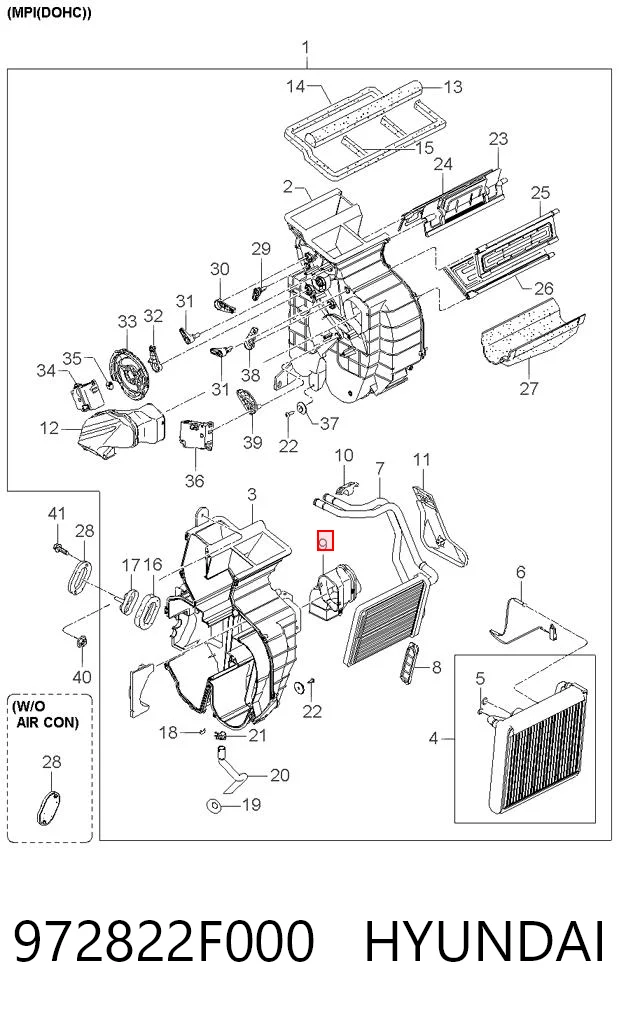 972822F000 Hyundai/Kia