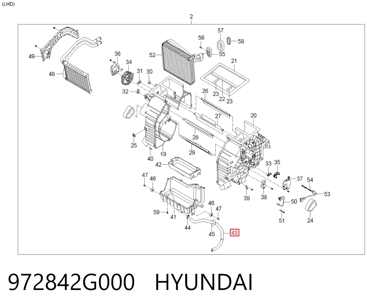 972842G000 Hyundai/Kia