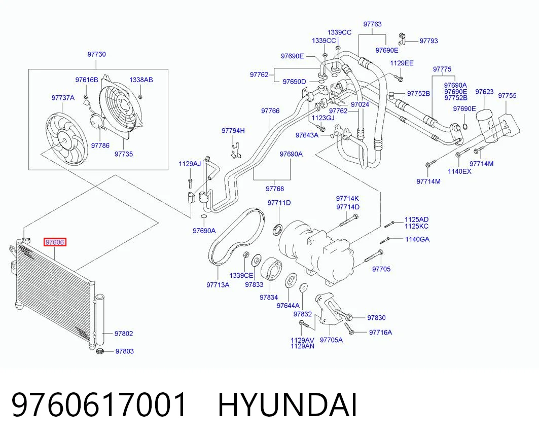 9760617001 Hyundai/Kia