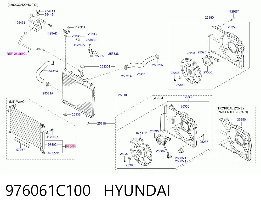 976061C100 Hyundai/Kia