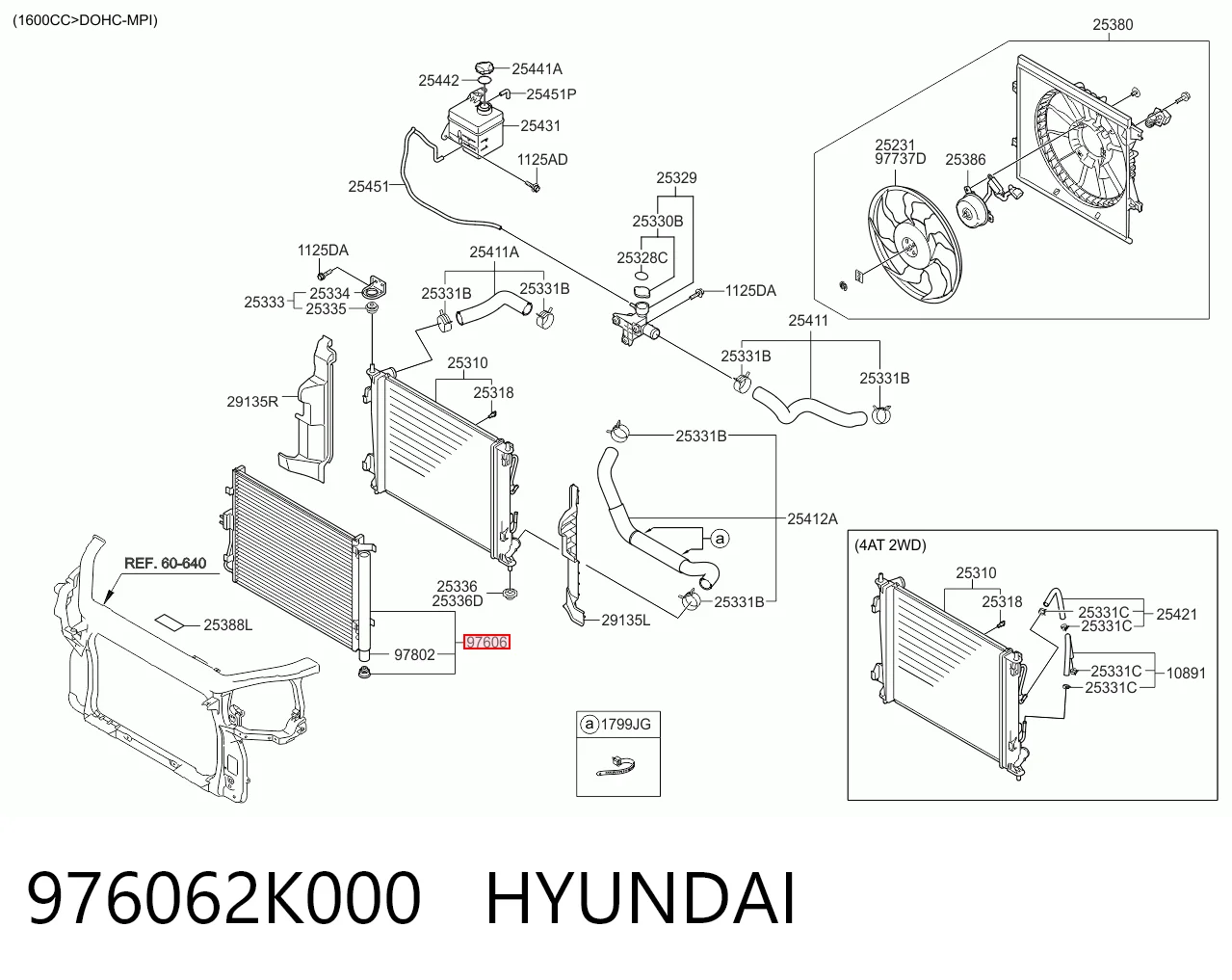 976062K000 Hyundai/Kia