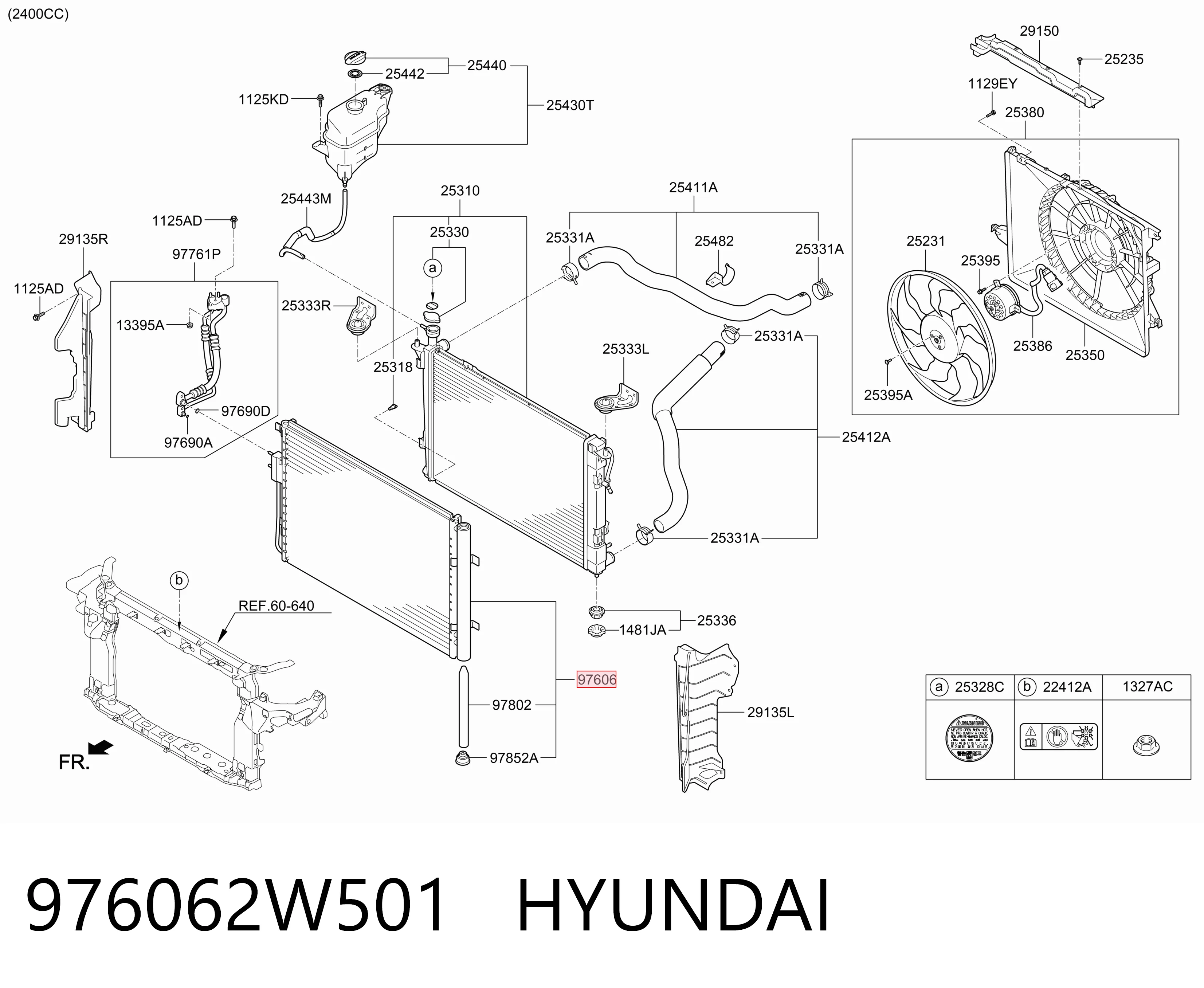 976062W501 Hyundai/Kia