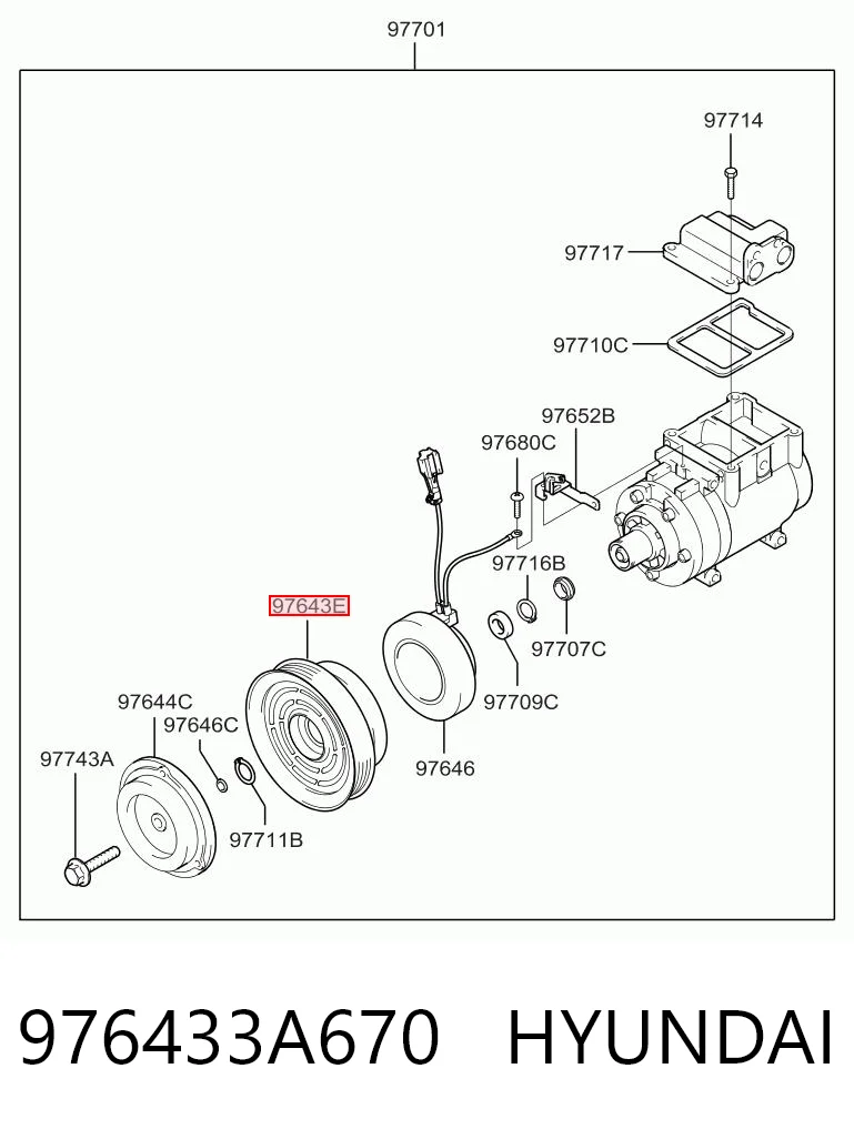 976433A670 Hyundai/Kia