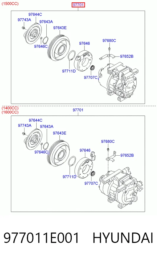977011E001 Hyundai/Kia