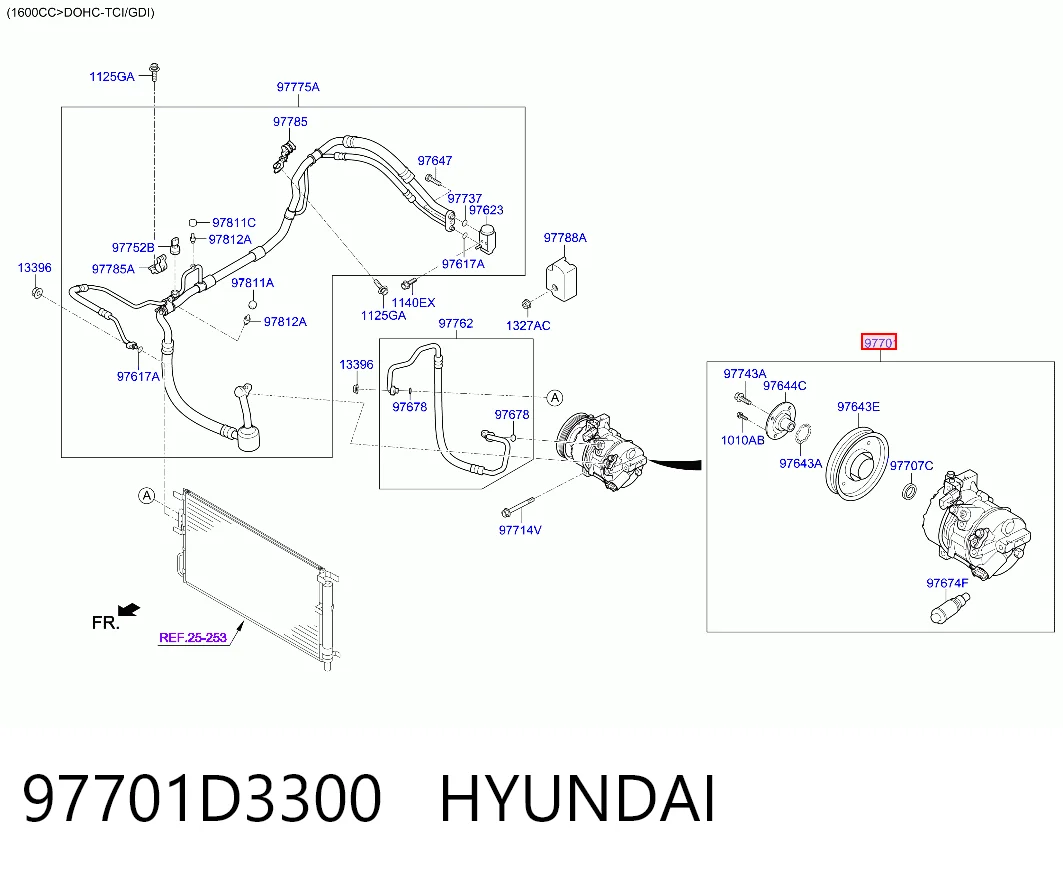 97701D3300 Hyundai/Kia