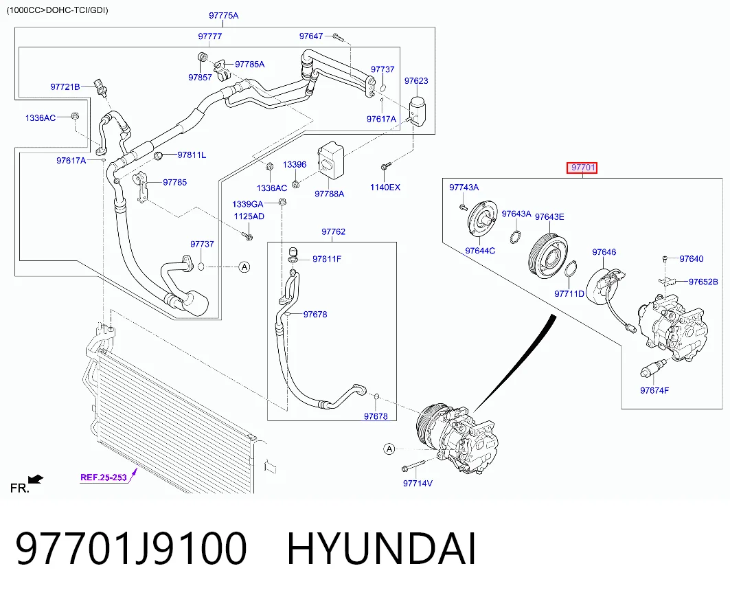 Compressor de aparelho de ar condicionado Hyundai KONA preço, a partir de 163,67 USD