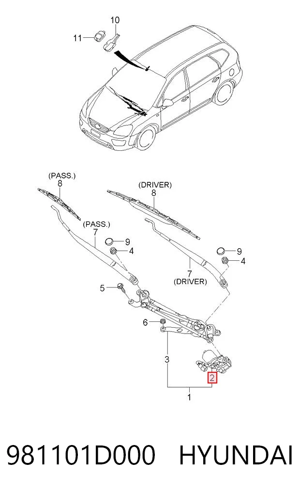 981101D000 Hyundai/Kia