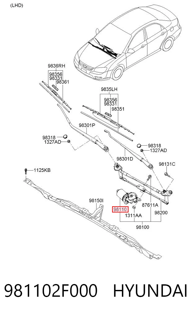 981102F000 Hyundai/Kia