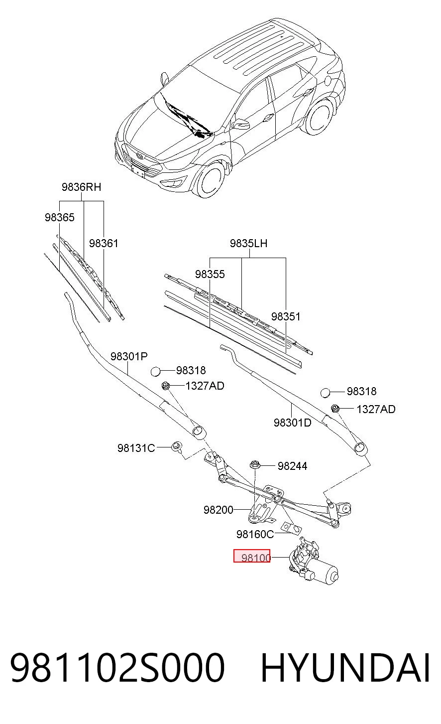 981102S000 Hyundai/Kia