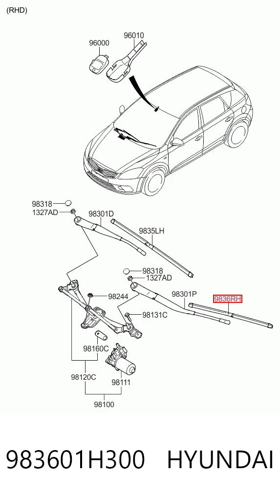 983601H300 Hyundai/Kia