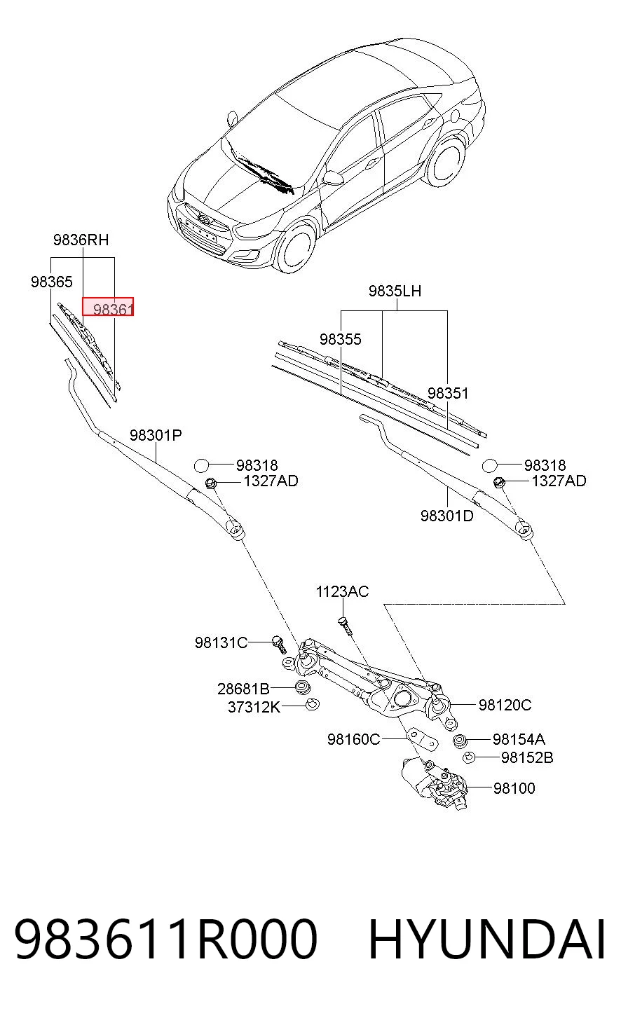 983611R000 Hyundai/Kia