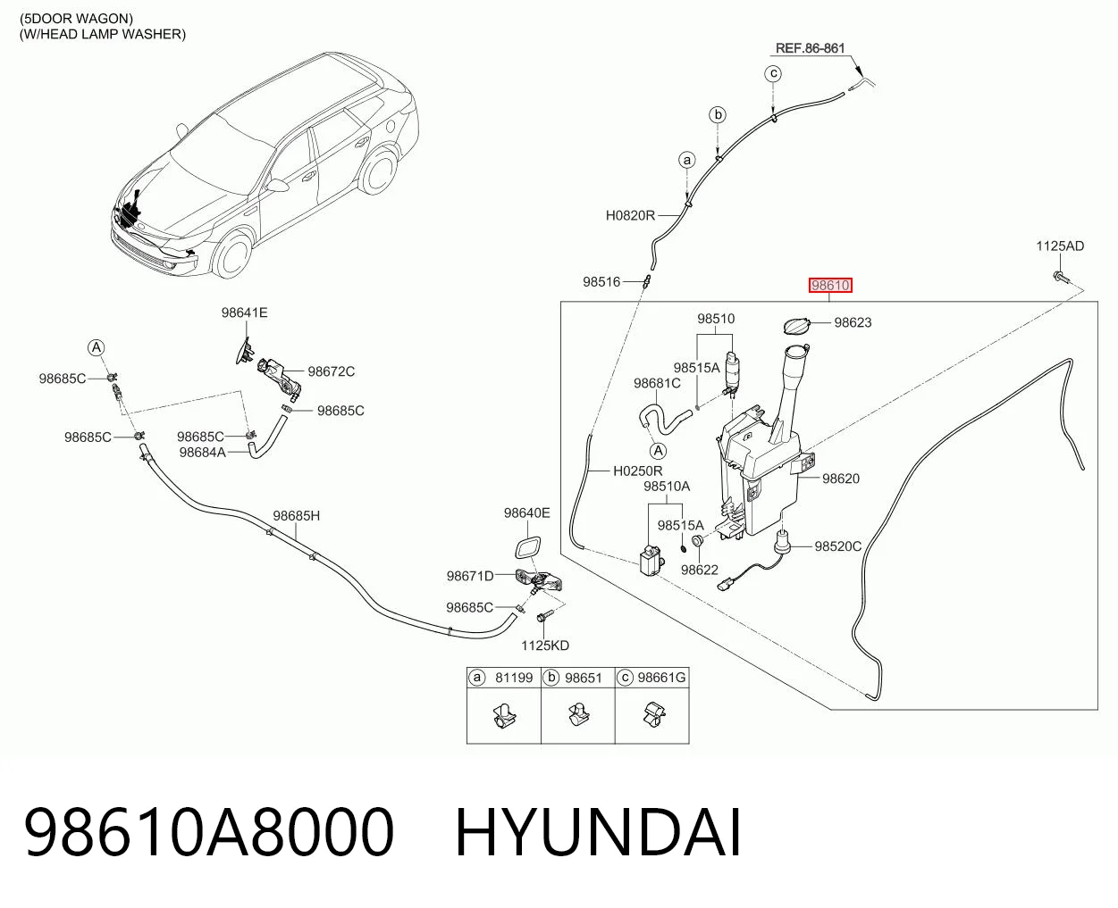 98610A8000 Hyundai/Kia