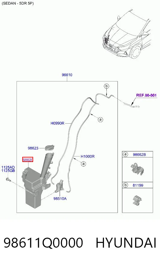 98611Q0000 Hyundai/Kia