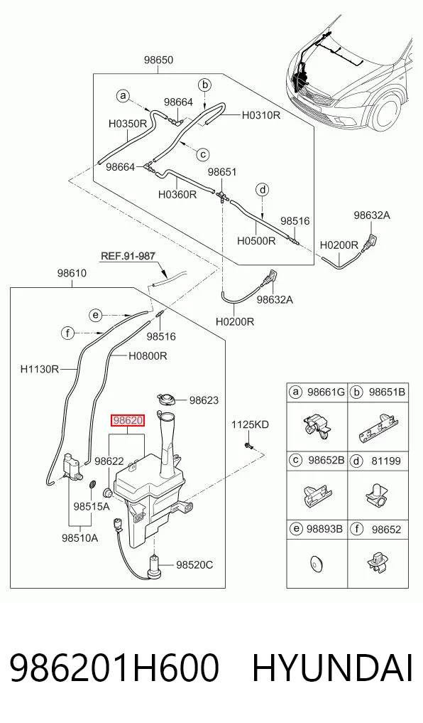 986201H600 Hyundai/Kia