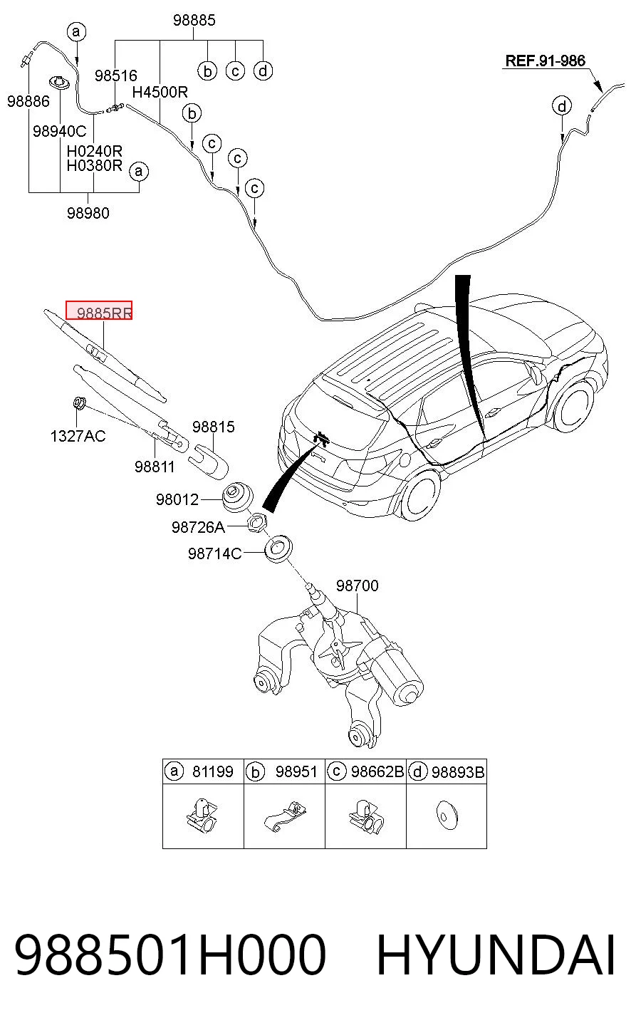 988501H000 Hyundai/Kia