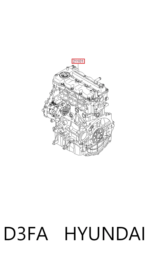 D3FA Hyundai/Kia Motor montado