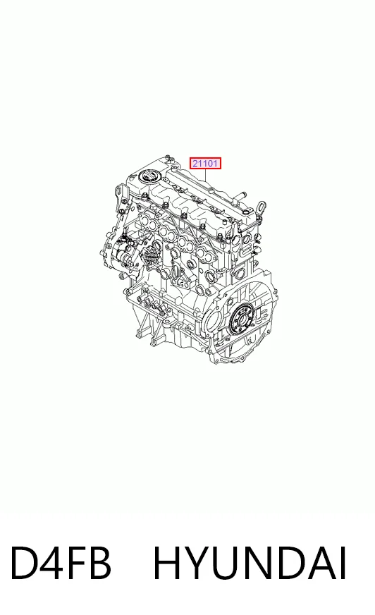 Motor montado para Hyundai I30  GDH