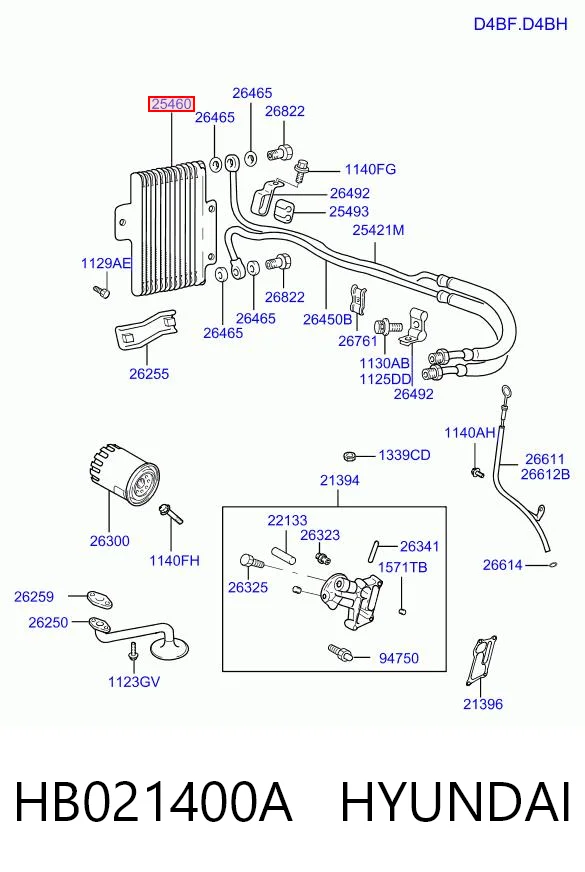 HB021400A Hyundai/Kia