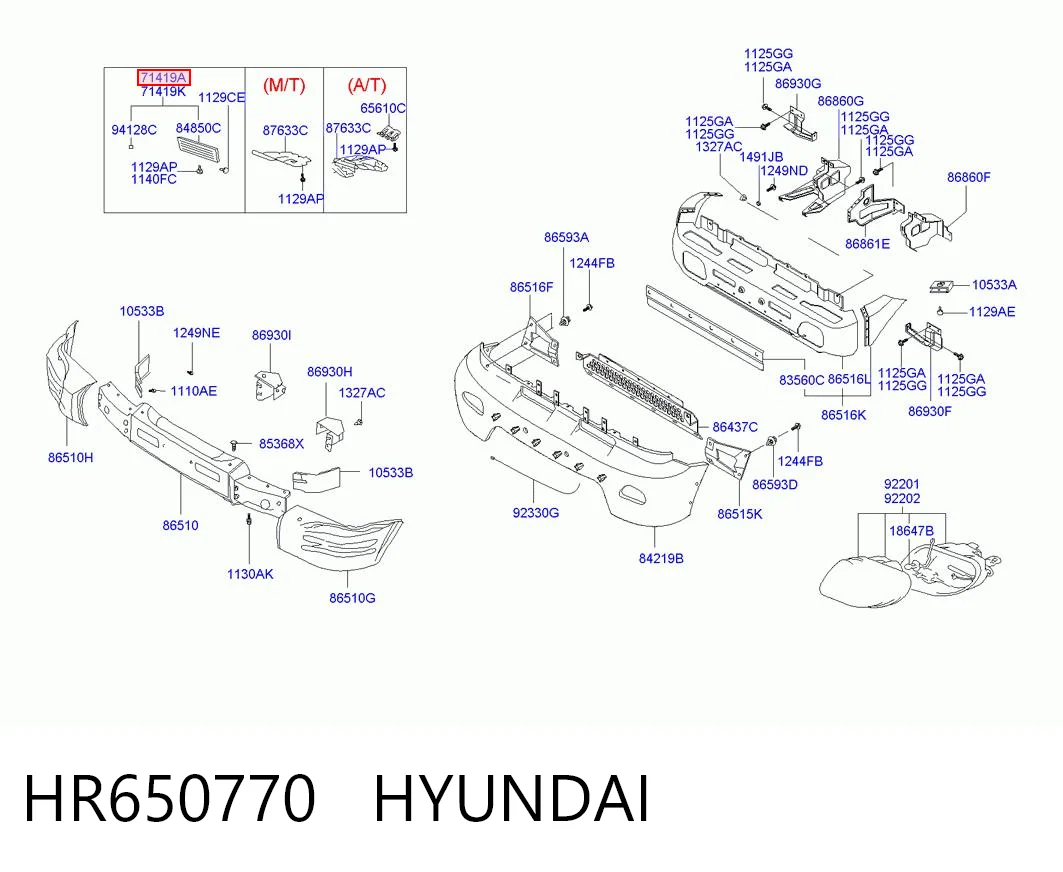Proteção de motor, de panela (da seção de motor) Hyundai Galloper JK ao melhor preço