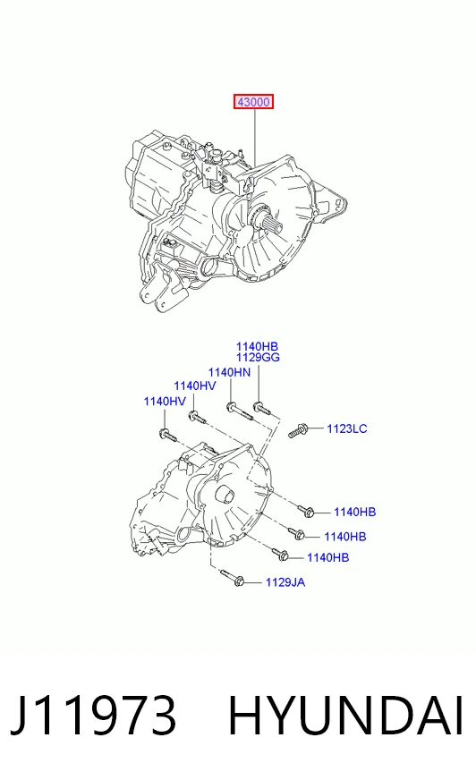 Caixa de Mudança montada (caixa mecânica de velocidades) Hyundai Matrix  FC