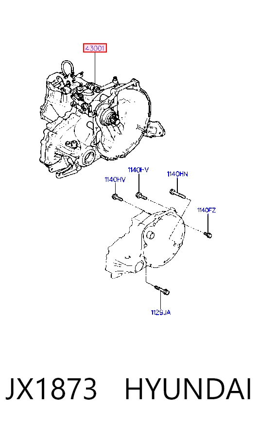 Caixa de Mudança montada (caixa mecânica de velocidades) Hyundai Coupe I RD